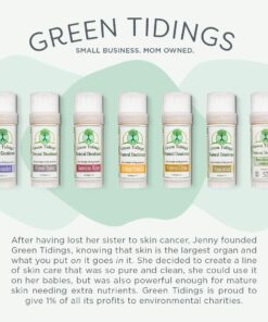 Green Tidings Natural & Unscented Deodorant | 1oz 1 | Pack Vegan, Organic Deodorant for Men and Women, Fragrance Free & Aluminum Free Deodorant, Underarm Antiperspirant 1.00 Ounce (Pack of 1) 25 61hYOGytroL