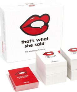 Alternative view of That's What She Said Game - The Hilariously Twisted Party Game | Ages 17+ Rated Game Base Game