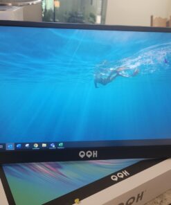 Portable Travel Monitor for Laptop QQH 15.6" 1080P FHD IPS Second Screen, USB C HDMI External Gaming Monitor Display for Computer Phone PC MAC PS4 Switch, Foldable Kickstand Z1-9 Black 30 61hZYfVsOmL