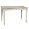 International Concepts Basic Desk with Drawer, Unfinished 24 61hZejcwUIL