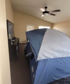 Pacific Pass 2/4/6 Person Family Dome Tent with Removable Rain Fly, Easy Setup for Camp Outdoor Navy Blue 4 Person 38 61haCpxUrpL