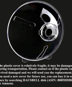 HAUSBELL Listening Device, Scientific Explorer Parabolic Microphone Bionic Ear Electronic Observing Listening Device Digital Device Nature Observing and Listening Device (Headphone Included) Black-headphone Included 23 61haLbjszL