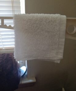 Utopia Towels Cotton Washcloths Set - 100% Ring Spun Cotton, Premium Quality Flannel Face Cloths, Highly Absorbent and Soft Feel Fingertip Towels (24 Pack, White) 24 56 61hal6ze 3L