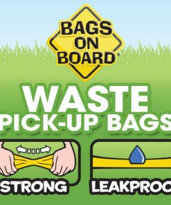 Bags on Board Patterned Dog Waste Bags, 9x14 in, 140 bags, Patterned (3203940045) 8 61hamxozaRL