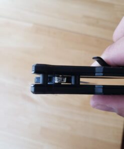 Smith & Wesson Border Guard 10in High Carbon S.S. Folding Knife with 4.4in Tanto Blade and Aluminum Handle for Tactical, Survival and EDC Partially Serrated Edge 58 61hatzKKcLL