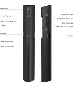 Amazon Basics Wireless Presenter, Red Laser, 2.4GHz, Hyperlink, Lithium Battery Operated 30 61hbCA0FFCL
