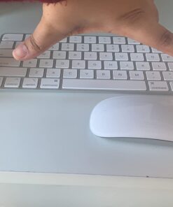 Apple Magic Keyboard: Wireless, Bluetooth, Rechargeable. Works with Mac, iPad, or iPhone; US English - White 29 61hcWKBAL