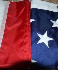 Vet-Mart American Flag, Embroidered Stars and Sewn Stripes, 3-Feet-by-5-Feet 3x5 feet 29 61hcbgM46OL