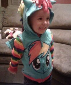 My Little Pony Girls' Little Rainbow Dash Blue Multi 4T 36 61hd95jisL 1