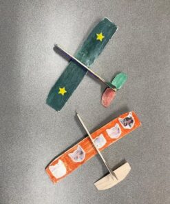 S&S Worldwide Balsa-Wood Top Gun Glider Model Planes. Assemble Planes and Decorate with Paints or Markers. Perfect for Field Days, Summer Camps, STEM Activities and Birthdays, Beige (Pack of 36) 17 61hdZrAYqbL