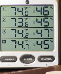 Ambient Weather WS-10 Wireless Indoor/Outdoor 8-Channel Thermo-Hygrometer with Three Remote Sensors 45 61hdakHVVGL
