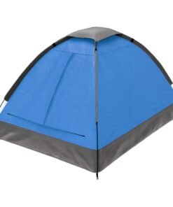 2-Person Camping Tent – Includes Rain Fly and Carrying Bag – Lightweight Outdoor Tent for Backpacking, Hiking, or Beach by Wakeman Outdoors Dome Blue 37 61hfFmweNuL