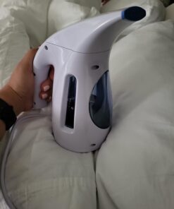 Hilife Steamer for Clothes, Portable Handheld Design, 240ml Big Capacity, 700W, Strong Penetrating Steam, Removes Wrinkle, for Home, Office and Travel(ONLY FOR 120V) (Blue) Blue 53 61hgFd5k zL
