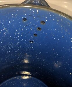 GSI Outdoors Percolator Coffee Pot | Enamelware Campfire Coffee Boiler Kettle for Outdoor Camping Cookware, Cabin, RV, Kitchen, Hunting & Backpacking Blue 8 cup 37 61hgN6SuLNL