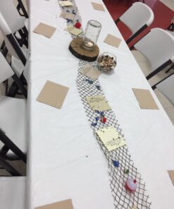 Authentic Nautical Fish Net - Decorative Use 5' X 10' New 24 61hgjmfWSOL