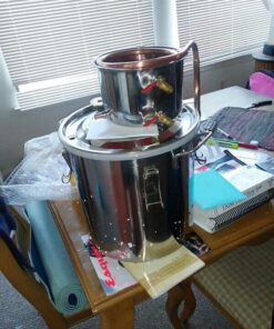 WMN_TRULYSTEP MSC03 Copper Alcohol Moonshine Ethanol Still Spirits Boiler Water Distiller, 20 Litres 5 Gallon 20 Liters 37 61hheNrgL1L