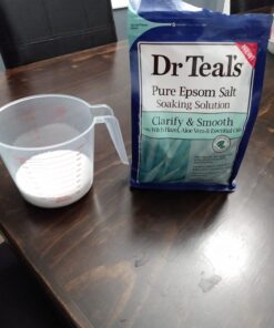 Dr Teal's Pure Epsom Salt, Clarify & Smooth with Witch Hazel & Aloe Vera, 3lbs (Packaging May Vary) 24 61hiuHlQfYL