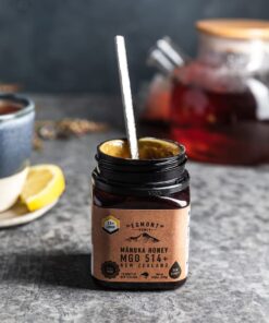 EGMONT HONEY Manuka Honey MGO 514+ UMF 15+ – NON-GMO, Kosher, Recycled plastic jar, Traceable 100% Pure Authentic New Zealand Honey 8.8oz (250g) 250.0 Grams 15 61hk1NrjxnL