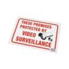 Hy-Ko Products 20619 Surveillance Plastic Sign 8.5" x 12" Red/White 10 61hkKh90vyL