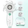 Facial Cleansing Brush, TOUCHBeauty Face Scrubber Electric with Case, 3 Spin Brushes for Deep Cleansing, Gentle Exfoliating, Dual-Speed, Waterproof AS-0759A(Green) Green 44 61hl9mtje7L