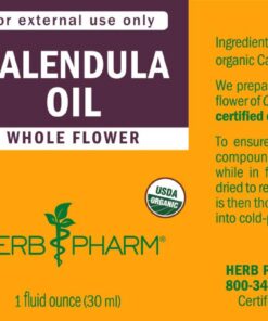 Herb Pharm Certified Organic Calendula Oil, 1 Fl Oz Calendula Oil, 1 Oz 15 61hlhBxSArL