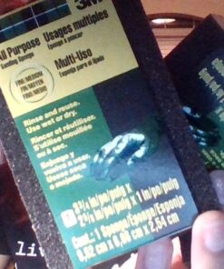 3M 908NA-3P-CC Sponge, Sanding, Fine/Medium, 3.75 2.625-Inch by 1-Inch, 3-Pack-908NA-3P-CC, Black/White, 3 Count 9 61hoJBkcPJL