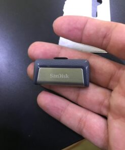 SanDisk 32GB Ultra Dual Drive USB Type-C - USB-C, USB 3.1 - SDDDC2-032G-G46, Black, Silver 32 61hqBiLffXL