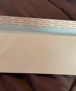 CREGEAR #10 Envelopes Self Seal Security Tinted Envelopes (110Ct) for Privacy & Business, Peel and Seal, NO Window, Letter Size 4-1/8 x 9-1/2 Inches, 24 LB, White 110 54 61hqXCFLfxL 1
