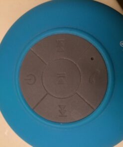 Soundbot SB510 HD Bluetooth Shower Speaker Water Resistant Handsfree Portable Speakerphone with Built-in Mic, 6hrs of Playtime, Control Buttons and Dedicated Suction Cup for Bathroom Pool Blue 36 61hrB3yEJZL