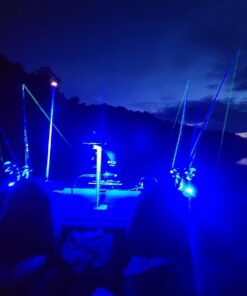 Kqiang Waterproof Marine Boat Light Stainless Steel 27 LEDs Blue Underwater Pontoon Marine Boat Transom Lights Pack of 2(Blue) 25 61hrHN6 GAL