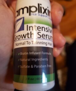 Intensive Biotin Hair Growth Serum - Spray - Hair Loss, Receding Hairline & Pattern Baldness Treatment For Women & Men With Thinning Hair - Dht Blocker - Sulfate-Free by Amplixin (2oz) Biotin Serum 36 61hrf1kiuTL 2