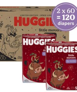 Alternative view of Huggies Size 5 Diapers, Little Movers Baby Diapers, Size 5 (27+ lbs), 120 Count (2 Packs of 60), Packaging May Vary