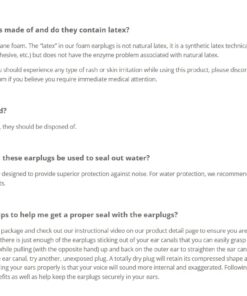 Mack's Ultra Soft Foam Earplugs, 50 Pair - 33dB Highest NRR, Comfortable Ear Plugs for Sleeping, Snoring, Travel, Concerts, Studying, Loud Noise, Work | Made in USA 28 61hs4kg26fL