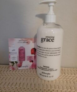 philosophy amazing grace - Notes of our iconic soft florals, bergamot, muguet, and musk Body Lotion (16 Fl Oz) 18 61hs9YUIPdL