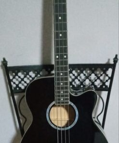 Best Choice Products Acoustic Electric Bass Guitar - Full Size, 4 String, Fretted Bass Guitar - Black 39 61hsIZbUNYL