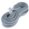 14ft Heavy Duty RJ12 Silver Satin 6 Conductor 6P/6C Reverse Wired Telephone Line Cord by Corpco 45 61htJaqkeDL