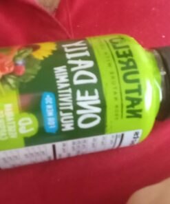 NATURELO One Daily Multivitamin for Men 50+ - with Vitamins & Minerals + Organic Whole Foods - Supplement to Boost Energy, General Health - Non-GMO - 60 Capsules - 2 Month Supply 60 Count (Pack of 1) 25 61hv0L50OEL