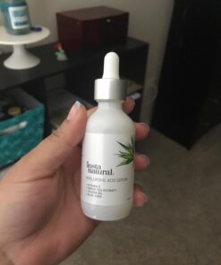 InstaNatural Hyaluronic Acid Face Serum, Brightens, Hydrates, Reduces the Look of Fine Lines and Wrinkles, with Vitamin C, Jojoba Oil, and Aloe Vera, 2 Fl Oz Hyaluronic Acid Serum 36 61hv9HUQy L