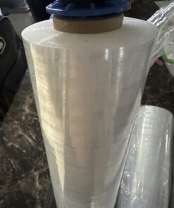 Stretch Film, RAZCC Stretch Wrap Industrial Strength, Shrink Wrap for Pallet Wrap, Heavy Duty Clear Plastic Wrap with Handles, Moving Wrapping Plastic Roll, 15" x 1000 Ft Per Roll, 60 Gauge, 4 Pack 4 Rolls 27 61hxH2zenL