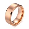VNOX Personalized Custom 8MM Stainless Steel Plain Wedding Band Ring for Men,Black/Gold Plated/Silver Rose Gold Plated-Plain 7 39 61hyJ4J8anS