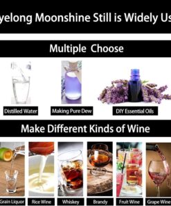 WMN_TRULYSTEP DIY 2 Gal 10 Liters Copper Alcohol Stills Ethanol Still Spirits Boiler Water Distiller 2 Gallon 10 Liters 24 61i Jjb78aL