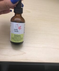 Pink Stork Liquid Folate: Whole-Food Vitamin B9 from Lemon Peels, Natural Folic Acid with Vitamin C, Liquid Prenatal Vitamins for Women, Pregnancy Must Haves, Women-Owned, 2 oz 20 61i SexMLZL