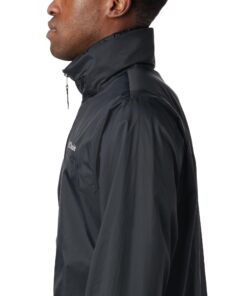 Columbia Men's Glennaker Rain Jacket Black Small 9 61i VfibcL