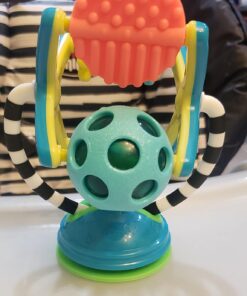 Sassy Teethe & Twirl Sensation Station 2-in-1 Suction Cup High Chair Toy | Developmental Tray Toy for Early Learning | for Ages 6 Months and Up 30 61i oJCJWWL