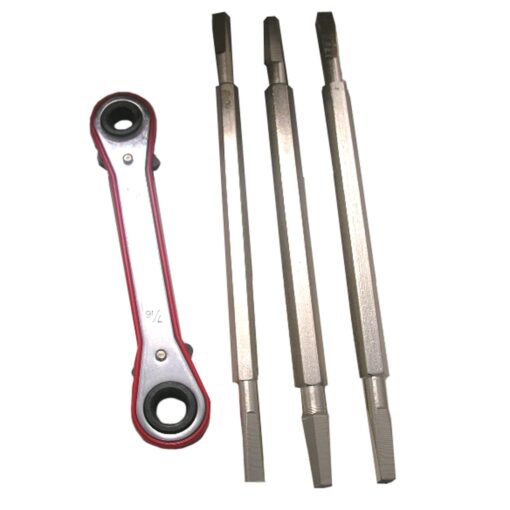 LASCO 13-2111 Metal Seat Removal Set, 3 Removal Tools, Plus Ratchet Seat Wrench Removal Kit