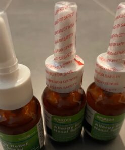 Amazon Basic Care 24-Hour Allergy Relief Nasal Spray, Fluticasone Propionate (Glucocorticoid) 50 mcg, Full Prescription Strength, Non-Drowsy, 0.62 Fl Oz (3 Pack) 0.62 Fl Oz (Pack of 3) 32 61i vREfh3L