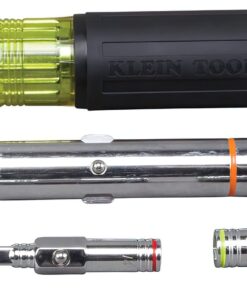 Klein Tools 32807MAG 7-in-1 Nut Driver, Magnetic Driver has SAE Hex Nut Sizes 1/4 to 9/16-Inch, Cushion Grip Handle for Added Torque 36 61i0x7TLBuL