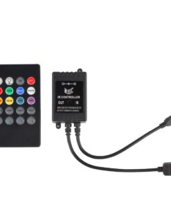 SUPERNIGHT Infrared Music Controller 20 Keys IR Remote Controller Sound Sensor Controller for 5050 3528 5630 RGB LED Strip Light Flexible 12 61i1 SNJfnL