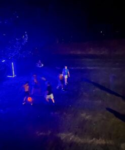 GlowCity Glow in The Dark Soccer Ball- Light Up, Indoor or Outdoor Soccer Balls with 2 LED Lights and Pre-Installed Batteries - Gift Ideas for Teen Boys and Girls Official (Size 5) - Red 32 61i2HAt1a2L