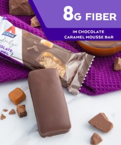 Atkins Endulge Chocolate Caramel Mousse Bar, Dessert Favorite, 1g Sugar, High in Fiber, 5 Count 13 61i2LNwjVrL